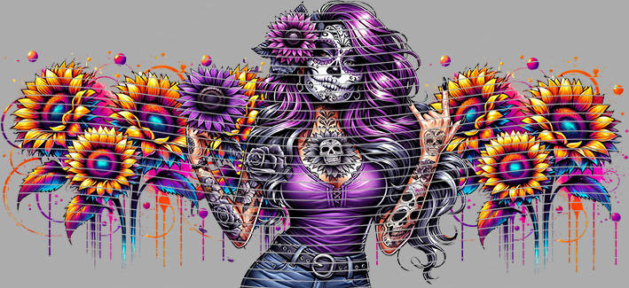 16oz Sunflower Girl-SU-303